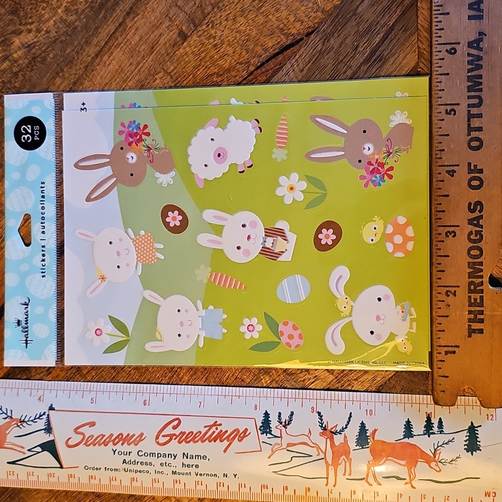 Hallmark stickers Easter Bunny Rabbits